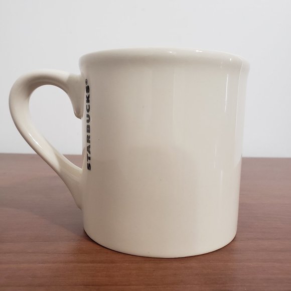 Starbucks Coffee Mug Classic White Minimalistic Design Logo 2013 14oz - Picture 3 of 6